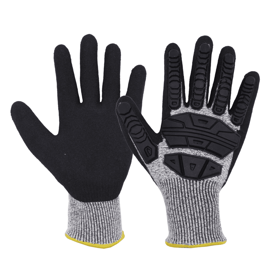 Cut resistant impact gloves