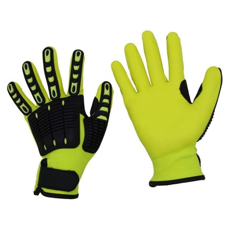 Impact latex coated gloves