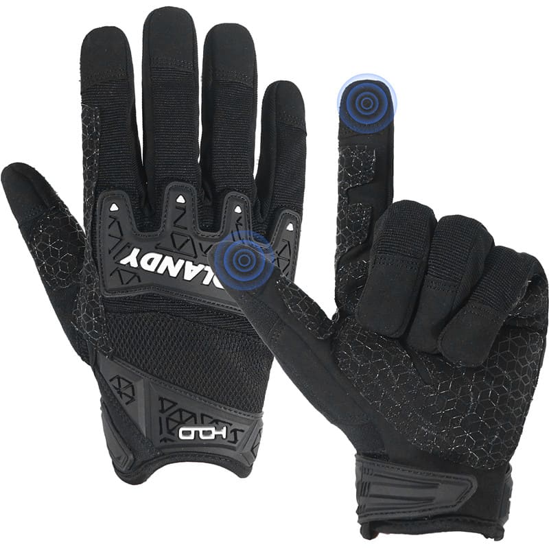 U wrist Black Touchscreen Gloves with TPR