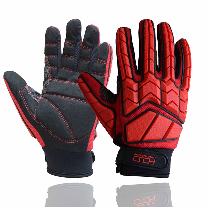 Red Oil&Gas Gloves